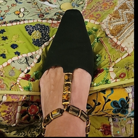 Via Spiga Vintage Made in Italy  Sling Back Pump Like New Rare 90's Sz 8.5 - Picture 1 of 7